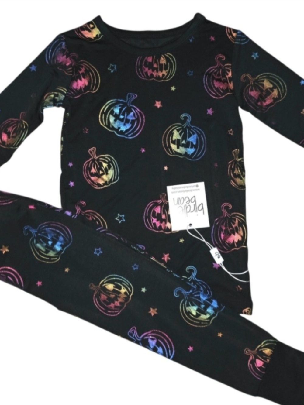 Birdie Bean Midnight Mischief Foil 2-Piece Pajamas 3T NWT